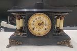 Antique Seth Thomas Adamantine Mantle Clock with 4 1/2 Movement 1900s No Key