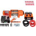ELECTRIC WINCH 12V ATV BOAT TRAILER 5000 lb (2,268KG) WINCHMAX SYNTHETIC REMOTE