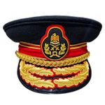 Replica Colonel Gaddafi Military Army General Officer Parade Dress Visor Hat Cap
