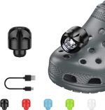 1/2 Pcs Headlights for Croc, Rechargeable Led Croc Headlights Lights Waterproof