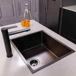 Flode Möckeln | 1.0 Bowl Kitchen Sink | Inset or Undermounted | 440mm x 440mm