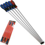 Neiilsen 5pc Extra Long Reach Screwdriver Set Phillips Flat Magnetic Tip 450mm