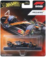 Hot Wheels McLaren Formula 1 Team #4 Lando Norris F1 Premium BRAND NEW Formula 1