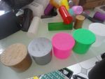 6/13/19/30/60/90 Dram Pop Squeeze Pot Container Smell Proof Child Proof Pill Tub