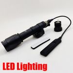 Tactical M600C Flashlight Rifle Weapon Light LED Torch With Pressure Tail Switch
