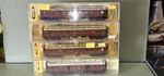 Trix HO CIWL Dining, Sleeper& Baggage Cars.Rake Of 4 Boxed. Excellent C/W Lights