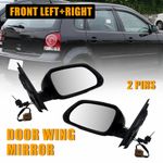 For VW Polo 9N 2005-2010 Pair Left Right Side Black Electric Door Wing Mirror UK