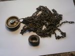 lonhcase clock chain and pully 