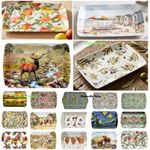 Melamine Small Snack Dish - Small Tray - Drinks Tray - Various Designs