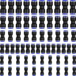 65pcs Air Line Connectors Push Fit Pneumatic Fittings 4-12mm Tube Kit