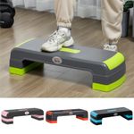 Aerobic Stepper Adjustable Height 3 Levels Exercise Stepper for Home, Office