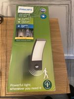 Philips Splay LED Outdoor Wall Light - PIR Motion Sensor - Anthracite - BNIB