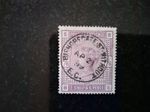 GB QV 1883-84 2S 6d Lilac WMK Anchor SG 179 VFU. NOT HINGED. NO GUM.