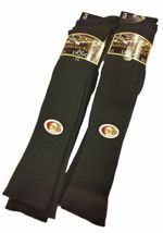 12 Pairs Original Lycra Knee High Socks, Thermal Lamb Wool Mens Socks 6-11 UK