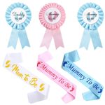 Daddy Mummy To Be badge Mummy To Be sashes baby shower gender reveal decorations