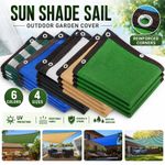 UV Sun Shade Sail Net Cloth Outdoor Sunshade Net for Garden Pergola Cover Canopy
