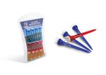 PGA TOUR Booster Golf Tees 8cm 6.5cm 5cm Polycarbonate Durable Tee Pack of 24