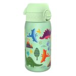 ION8 Leak Proof Kids Water Bottle, Recyclon, Dinosaur, 350ml (12oz)
