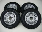 4 X 165 R13 C 8PLY 4 STUD 5.5" PCD TRAILER WHEELS AND TYRES 165 R13C