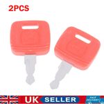 2X RE183935 Agricultural Tractor Ignition Key For John Deere 6010 6110 6310 6810