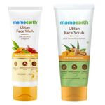 2 X100ml Mamaearth Ubtan Natural Face Wash for Dry Skin with Turmeric & Saffron