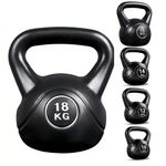 Kettlebell Set 10 12 14 16 18 KG Kettle Bell Weights Set HDPE Strength Training