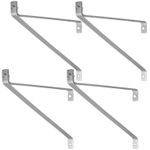 4 Pack Aluminium Greenhouse Shelving Brackets Heavy Duty Metal