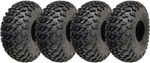 22x11.00-8 Utility ATV Tyres Grass Mower 4ply Road Legal Wanda P334 (Set of 4)