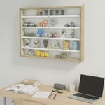 5-Tier Wooden Display Case Car Model Blind Box Storage Rack Collection Cabinet