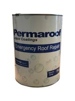 Permaroof Emergency Flat Roof Repair Waterproof Liquid Coating Grey Gutter- 5KG