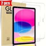 2X Tempered Glass for iPad (A16) 11th/10th Generation 2025/2022 Screen Protector