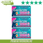 3 X Gaviscon Double Action Mixed Berry – 24 Tablets Each 100% ORIGINAL ⭐⭐⭐⭐⭐