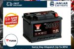 YUASA Car Battery YBX3075 12V 60Ah 550A B13 B14 4 Years Warranty T1 Starter