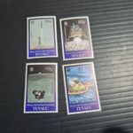 TUVALU 1999 SG 841-844 30TH ANNIV OF 1ST MANNED MOON LANDING MNH