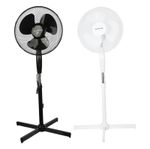 A2Z Pedestal Fan 16 Inch 3-Speed Oscillating Electric Standing Floor Fan
