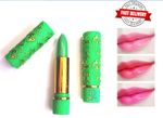 Magic Moroccan Lipstick Colour Change Green To Pink Vit E Aloe Vera Long Lasting