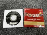 Canon Pixma TS5100 Setup CD-ROM + Canon Photo Sample Paper - NEW