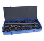 US PRO 3/4" & 1" Drive IMPACT SOCKETS & Ratchet Set 21mm - 65mm HGV