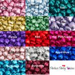 MILK CHOCOLATE HEARTS FOIL WRAPPED WEDDING PARTY FAVOUR, VALENTINES, VEGETARIAN