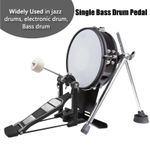 Single Bass Drum Kick Pedal Foot Step Adjustable for Drum Set,Electronic Drums