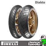 Pirelli Diablo 120/70 ZR17 (58W) & 160/60 ZR17 (69W) Motorcycle Bike Tyres