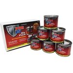 POR15 Gloss Black Six Pack Rust Preventative Paint Tough Durable POR 15 45006