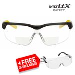 voltX GT 2020 Adjustable BIFOCAL Reading Safety Glasses protective UV400 lens
