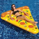 Giant Inflatable Raft Water Lounge PVC Pizza Float Pool Floating Chair Beach Bed