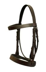 Leather Hunter Horse Bridle All Sizes With Free Leather Reins 1 inch Nose Band