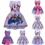 K-POPS Demon Hunters Princess Bowknot Dress Birthday Party Skirt Fancy Dress