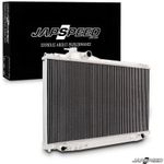 JAPSPEED ALUMINIUM ALLOY RACE RADIATOR RAD FOR TOYOTA SOARER 1JZ 2.5 TWIN TURBO