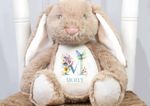 Personalised Teddy Keepsake Gift, Rabbit personalised teddy gift brown bear