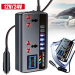 12V/24V To 220V Portable Power Converter Portable Power Inverter For To DC 220V