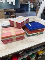 Perspex - Cast Acrylic. A4 Size, Job Lot, Over 100 Pieces. Various Colours